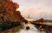 Alexey Bogolyubov View to Michael's Castle in Petersburg from Lebiazhy Canal France oil painting artist